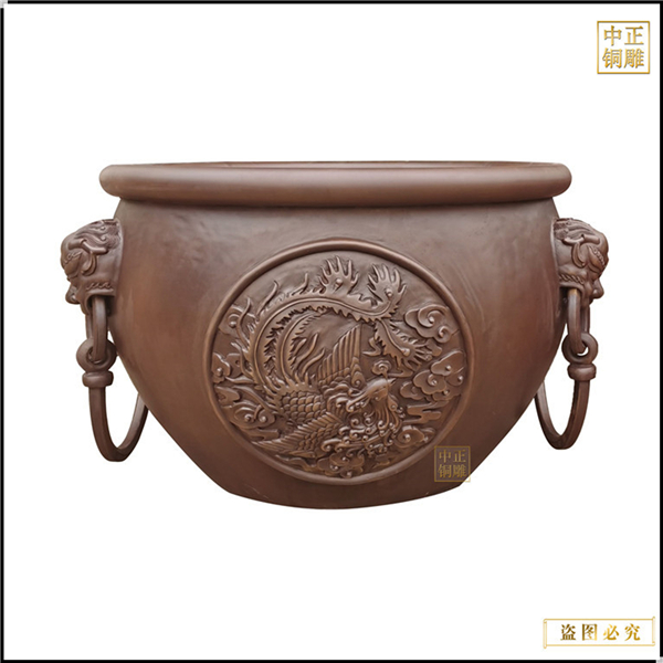 廣場(chǎng)庭院大銅缸擺件